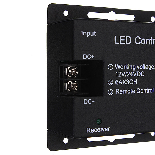 DC12/24V Max 18A 6A3CH, PWM 433Mhz Touch Panel LED RGB Wireless RF Remote Controller For Color Change Led Strips DC12/24V Max 18A 6A3CH, PWM 433Mhz Touch Panel LED RGB Wireless RF Remote Controller For Color Change Led Strips